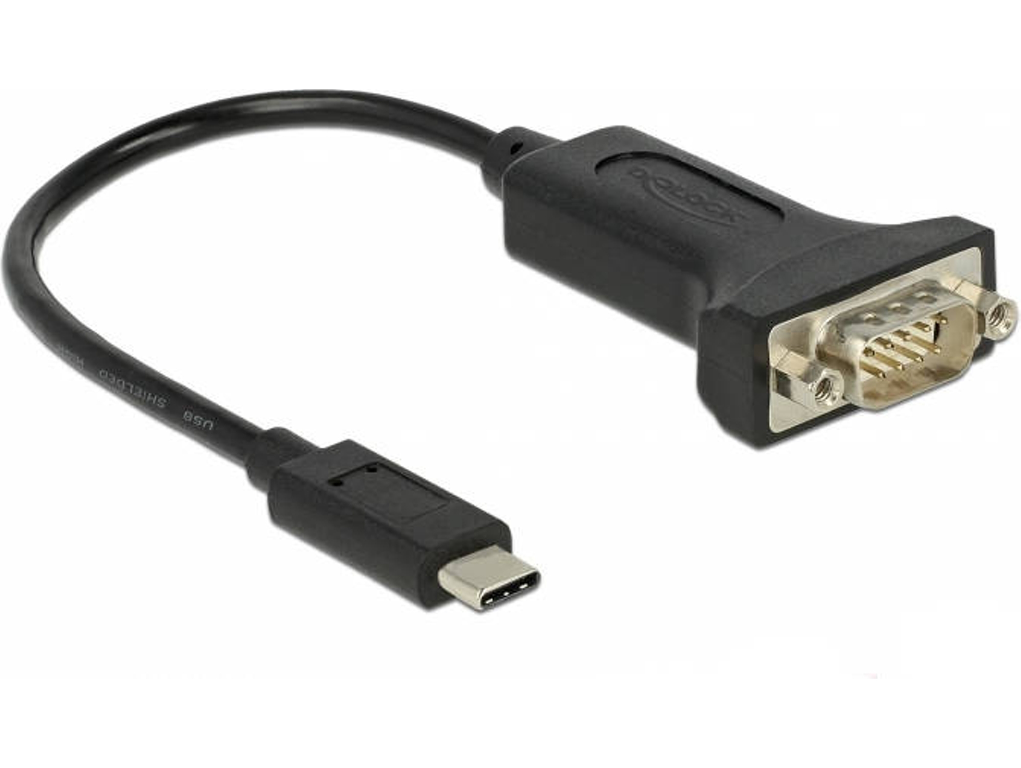 Adaptador DELOCK 63908 (USB-C - Negro)