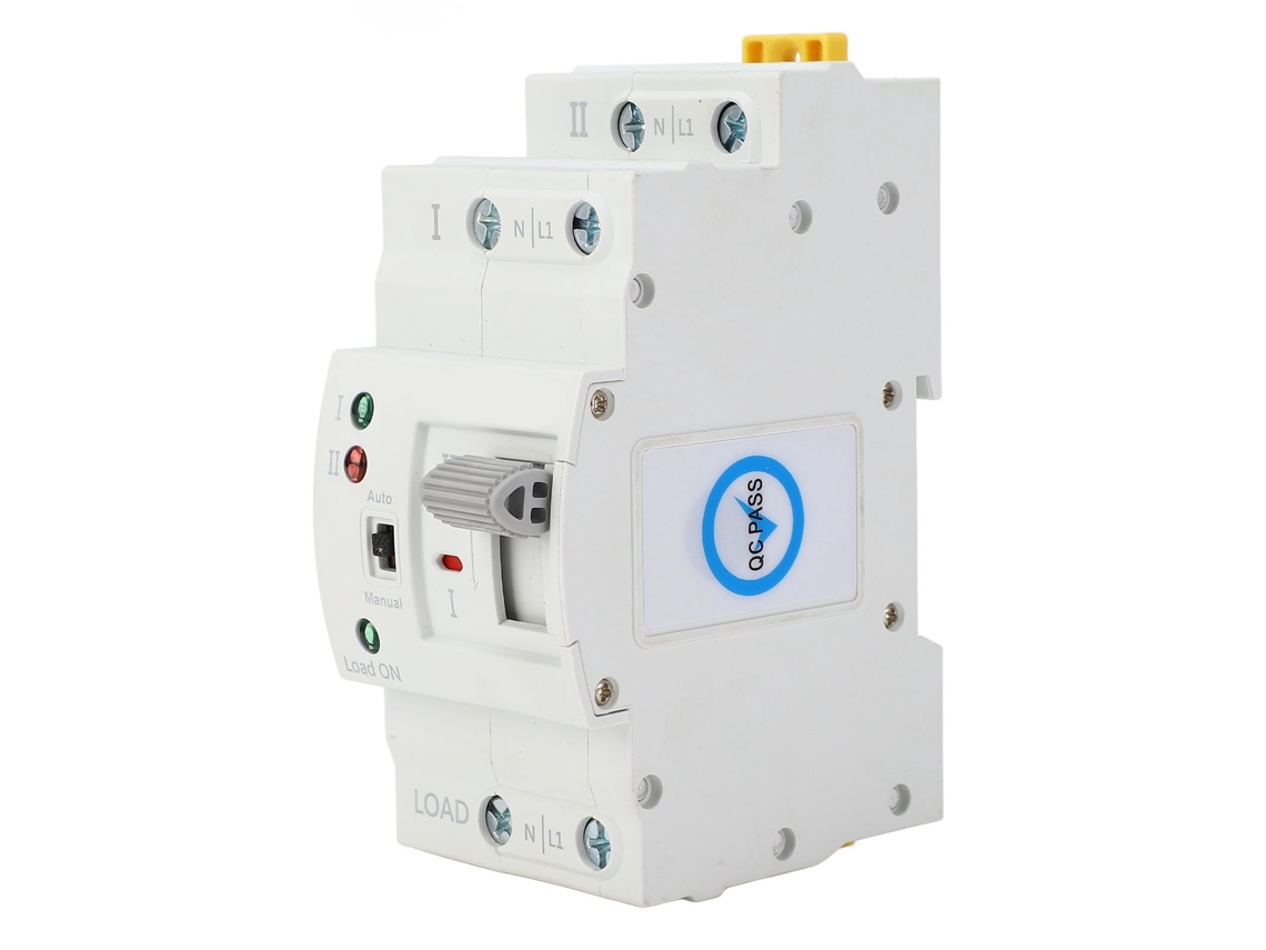 Yncm2026-interruptor De Transferencia Automática De Doble Potencia 2p 16a Ats Para Circuito Eléctrico 220vac