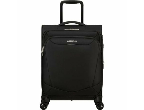 Maleta de Cabina AMERICAN TOURISTER 149498-1041 (Negro - 100 % poliéster - 55 x 40 x 23 cm)