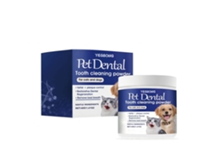 Polvo limpiador dental para mascotas: elimina manchas y caries y refresca el aliento.