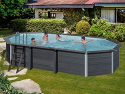 Piscina de Acero GRE Composite (664x386x124 cm)