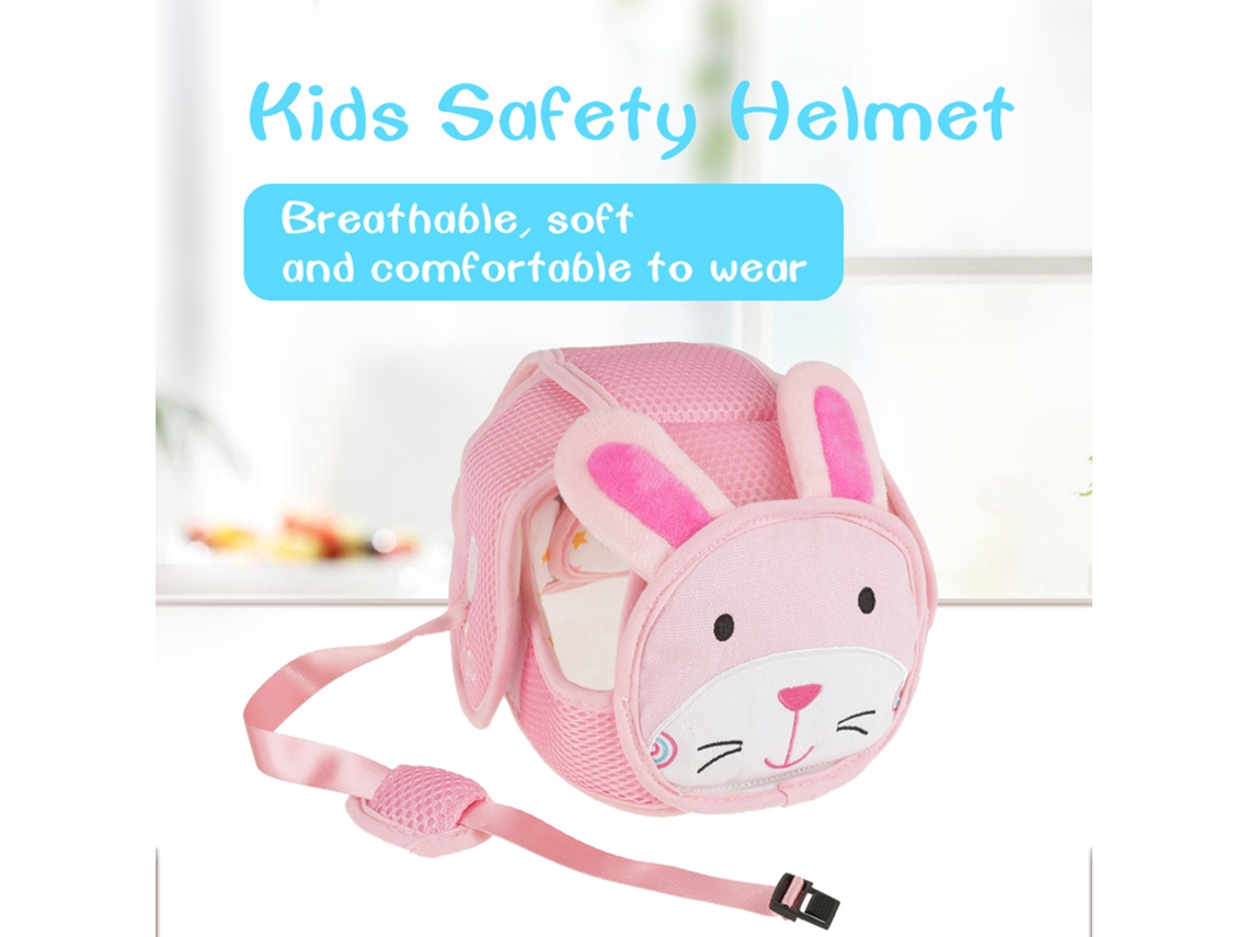 Gorro Protector Para La Cabeza Del Bebé Con Forma De Conejo, Ideal Para La Seguridad De Los Niños Pequeños Que Están Aprendiendo A Caminar Y Gatear - Suave