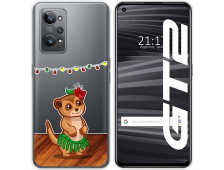 Carcasa para Realme GT 2 5G TUMUNDOSMARTPHONE Dibujos Transparente Suricata Multicolor