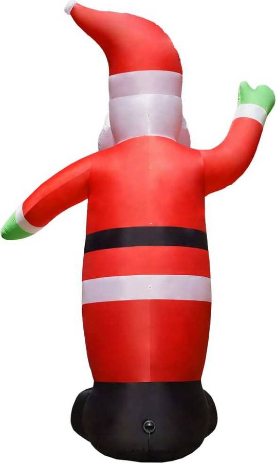 Figura de Navidad VIDAXL Papá Noel Hinchable con Luces Led Ip44 3 M (Tela - Rojo)