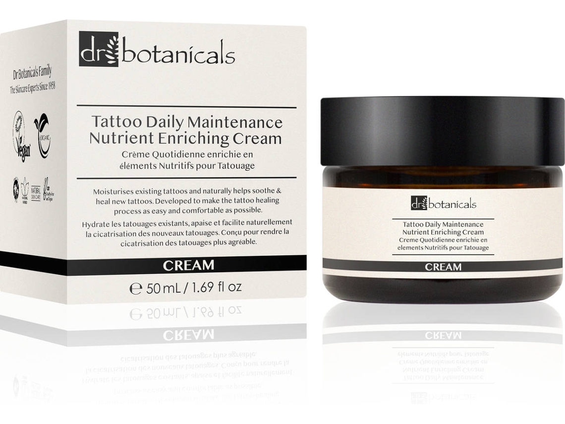 Crema Facial DR BOTANICALS Tattoo Daily Maintenance Nutrient Enriching (50 ml)