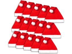 Gorro de Papá Noel, rojo, apto para todos los adultos, talla única, accesorio ergonómico, para uso diario, STELASPLEN