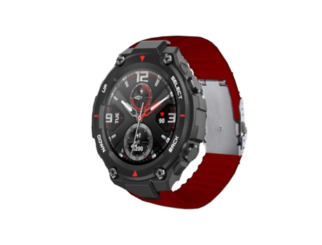 Correa Silicona Stripe Adaptable Amazfit T-Rex 2 Vino