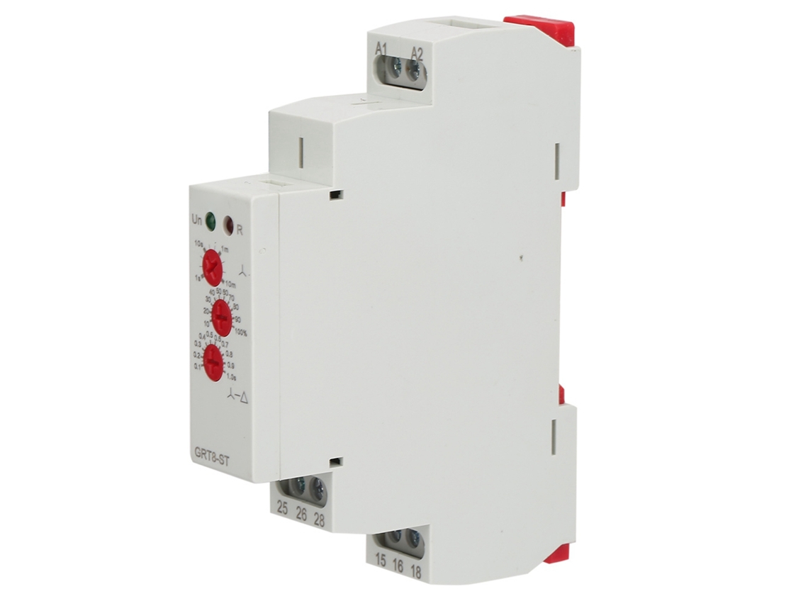 2026dz-timer Retardo Arranque Estrella-triángulo Grt8-st Relé Motor Ac380v 400v 415v
