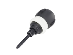 Destornillador mini ajustable de cruz con trinquete, acero al cromo-vanadio, 2 funciones, gris