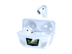 Auriculares Bluetooth True Wireless M33 Mini auriculares estéreo para juegos impermeables de modo dual de baja latencia compatibles con micrófono blanco