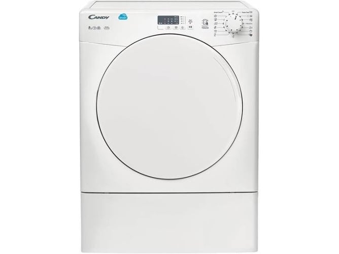 Secadora Candy De evacuacion 8kg csv8lfs 8 v8lfs antiarrugas ciclo 45 blanco carga frontal blanca programador digital y mandos tecnología nfc 14 escotilla xxl certificado planchado inicio 369h instalación en