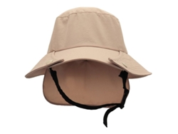 2026-gorra De Cubo De Surf Con Protección Uv Unisex Con Correa De Barbilla Impermeable Y Aleta Rígida (caqui)