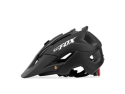 Cascos de ciclismo de montaña para adultos y adolescentes (56-62 cm, negro)