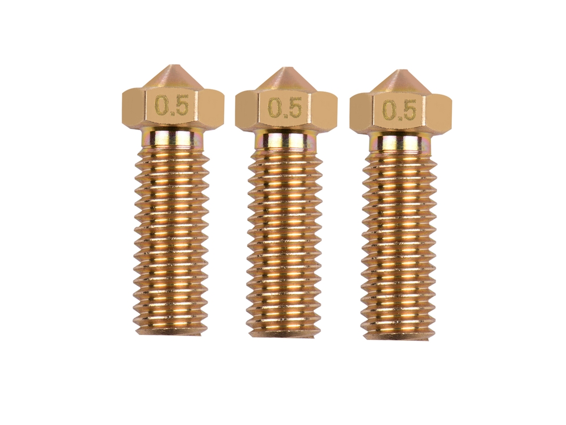 Boquillas Extrusoras Volcano Bronze M6, Rosca De 0,5 Mm, Para Filamento De 1,75 Mm, Sidewinder X1 Tevo
