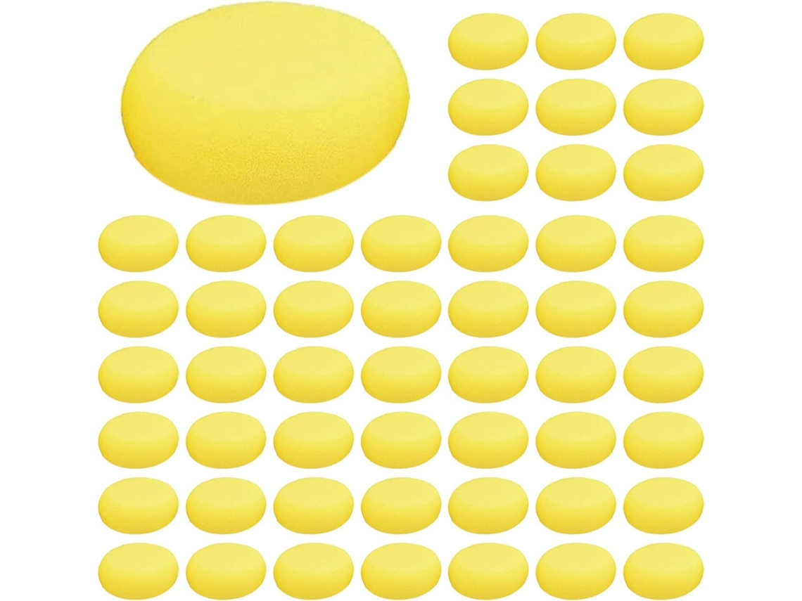 100 Esponjas De Arcilla, Esponjas Para Pintar, Para Cerámica, Redondas.
