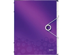Carpeta de Organización LEITZ WOW 6 separadores Morado (A4 - Capacidad: 200 hojas)