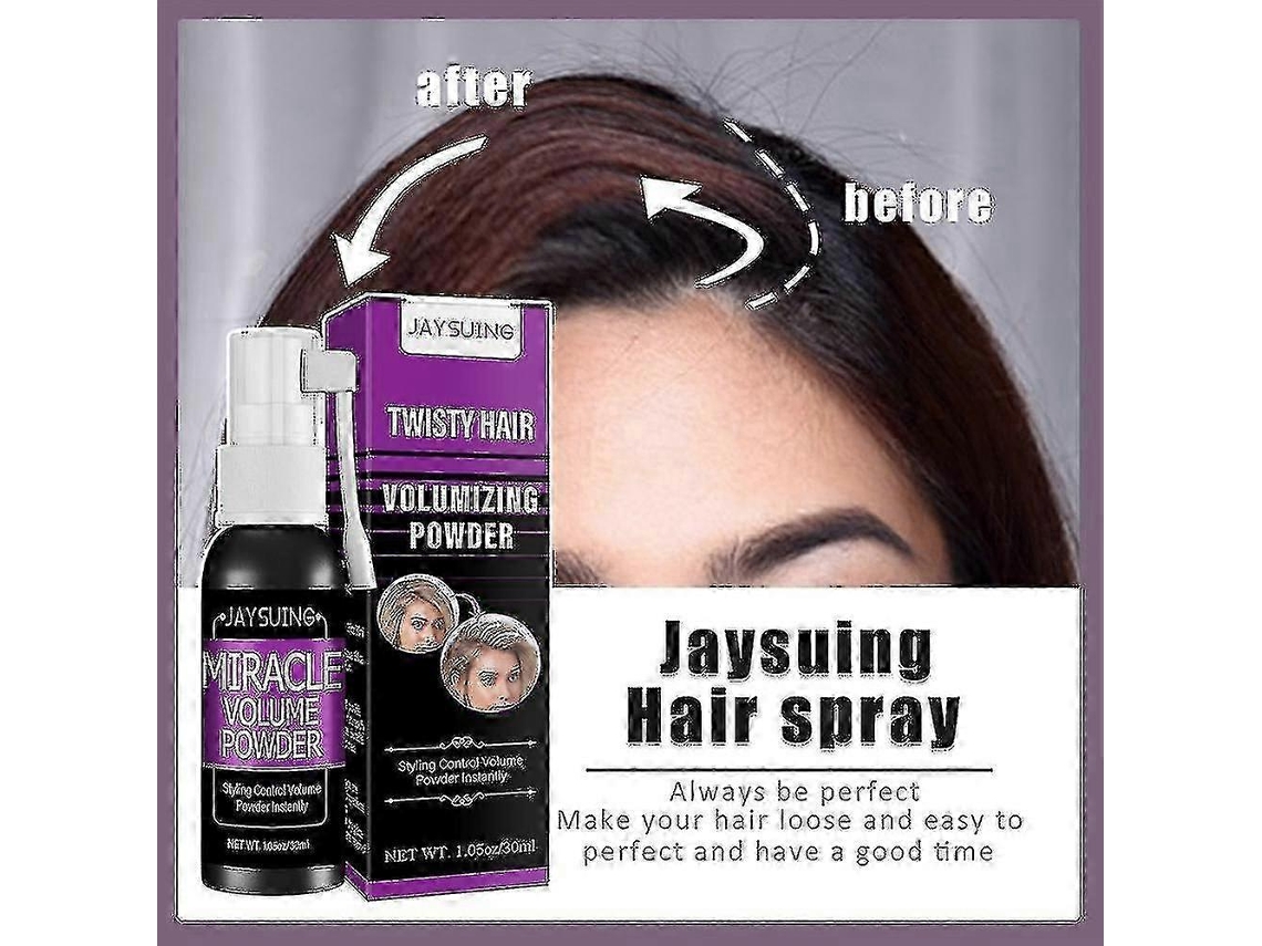 Jaysuing Hair Miracle Volume Powder Quickly Fluffy Spray Fluffing Spray Hair Fast Lasting Hair |
