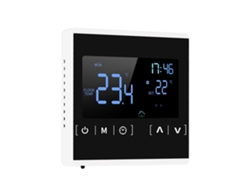 Termostato Inteligente Programable Para Calefacción Con Pantalla Táctil Para Uso Doméstico - Blanco