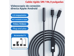 (cable Rígido De 5 M) Cámara Endoscópica De 2 Megapíxeles