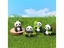 Divertida manualidad de panda de resina para la temporada navideña