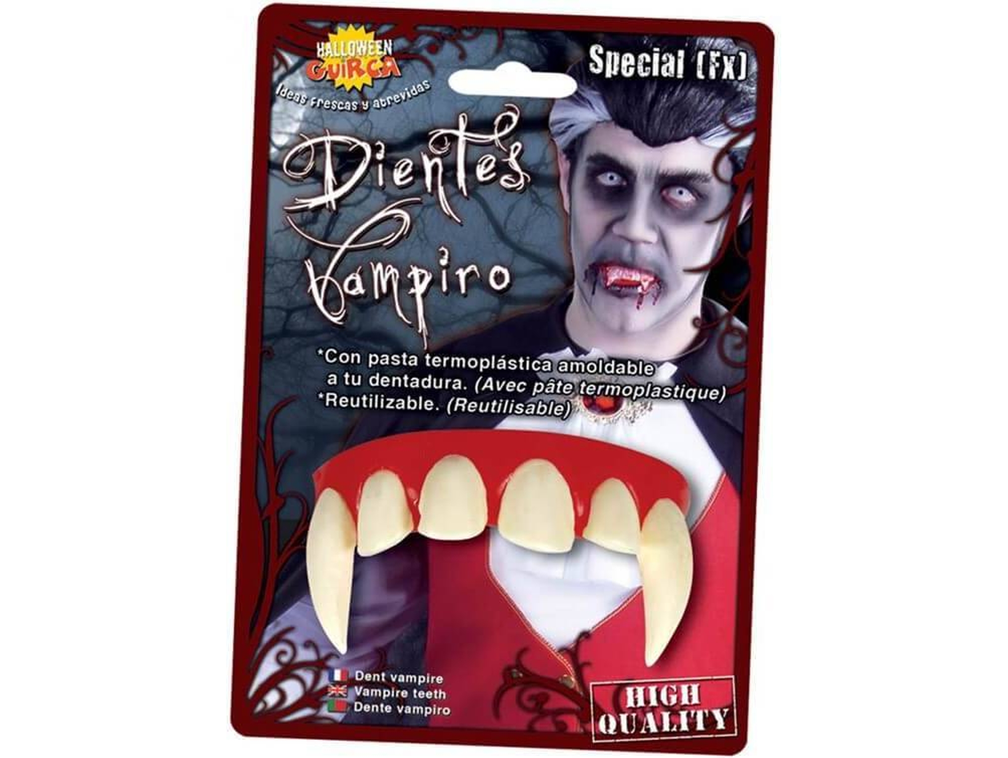 Accesorios de Halloween DISFRAZZES Dientes de Vampiro