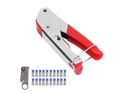 Herramienta De Crimpado Y Pelado De Cables Coaxiales 1kt-52l20 Con Llave Allen