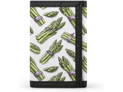 Cartera Compacta Poliéster Con Cremallera Para Hombre Diseño Estampado