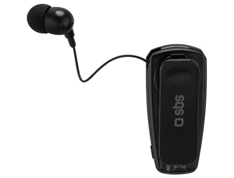 Auriculares Bluetooth SBS Bluetooth V4.1 (In Ear - Micrófono - Negro)