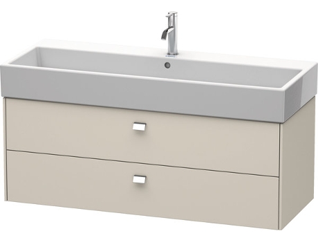 Mueble DURAVIT Brioso bajo encimera 118,4 x 45,9 cm 2 cajones con sifón y delantal para lavabo Vero Air 235012