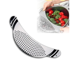 Escurridor de verduras - Cocina - Acero inoxidable - Plateado