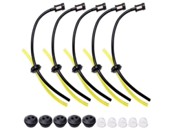Kit universal de filtro de combustible con mangueras, bola de arranque y sellador para cortacéspedes y motores.