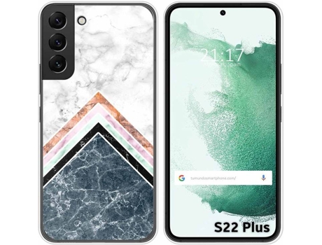 Carcasa Samsung Galaxy S22 Plus 5G TUMUNDOSMARTPHONE Dibujos Mármol 05 Multicolor