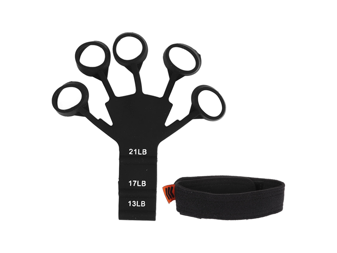 Entrenador De Dedos Portátil Para Fortalecer El Agarre Y Recuperar La Mano Con 3 Niveles De Resistencia.