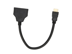 Divisor De Interfaz Multimedia Hd, 1 Entrada, 2 Salidas, Macho A Hembra, Adaptador De Cableado Hd