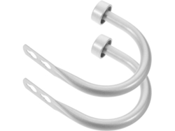 Juego de 2 abrazaderas para cortinas de hierro en forma de U, ganchos de pared modernos y duraderos de Gokoco.
