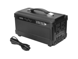 Generador solar portátil para exteriores de 500 W con carga rápida