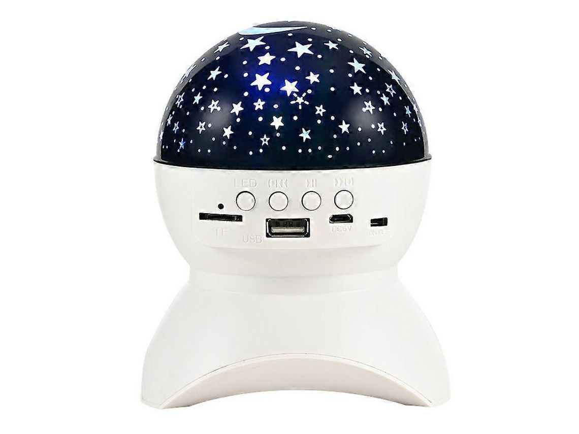 Proyector de estrellas con luz nocturna, luz nocturna LED para bebés, ideal para decorar la habitación de un niño Rosewell (1 unidad, blanco)