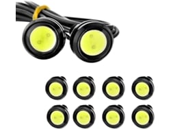 Conjunto De 10 Luzes Led Tipo Olho De Águia, Classificação Ip67, À Prova D'água E Poeira.