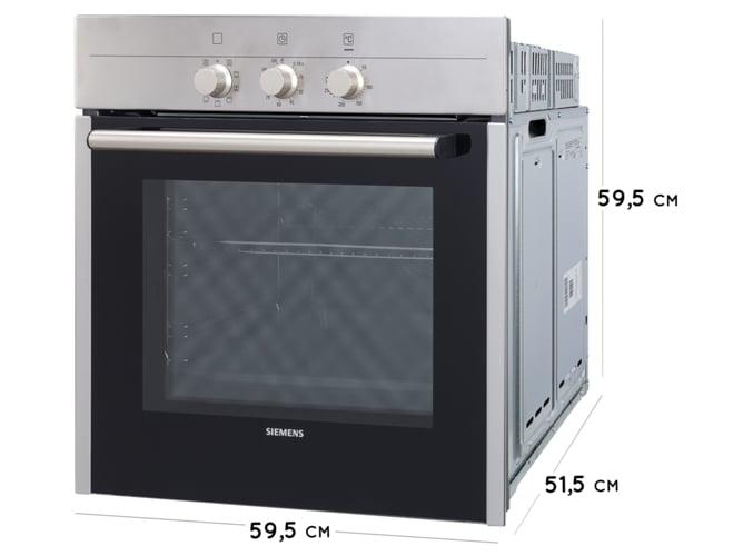 Horno SIEMENS HB21AB521E (61 L - 59.5 cm - Inox)