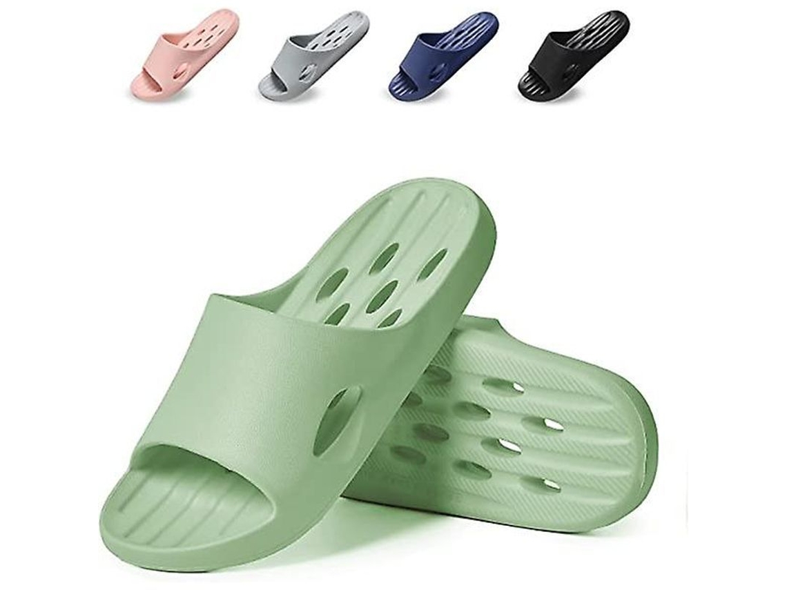 Pantuflas De Masaje Verdes, Ligeras Y Cómodas Para Hombres Y Mujeres.