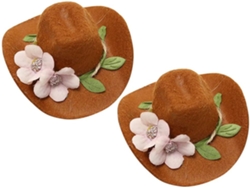 Juego de 2 sombreros decorativos para botellas de vino, accesorios festivos para eventos.