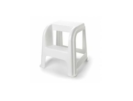 Taburete De Plástico Con Escalón Silla Escalera Práctica Dos Escalones PLASTICFORTE
