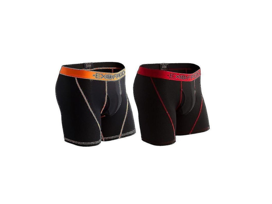Paquete De 2 Calzoncillos Bóxer Deportivos De Malla Exofficio Para Hombre, 6 Pulgadas, Tallas Estadounidenses.
