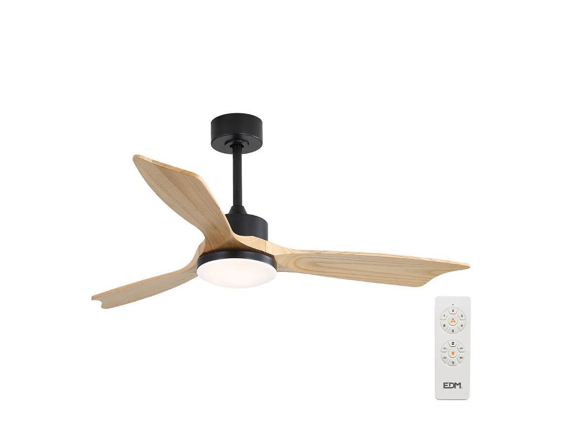 Ventilador de Techo con Luz EDM Báltico (E - 20 W - Ø132 cm)