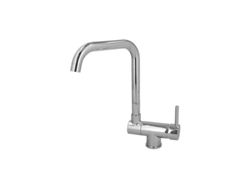 Mezclador de fregadero plegable con caño alto. Grifo 360º. Grifo de cocina con chorro aireado, grifo alto, grifo para fregadero Oryx