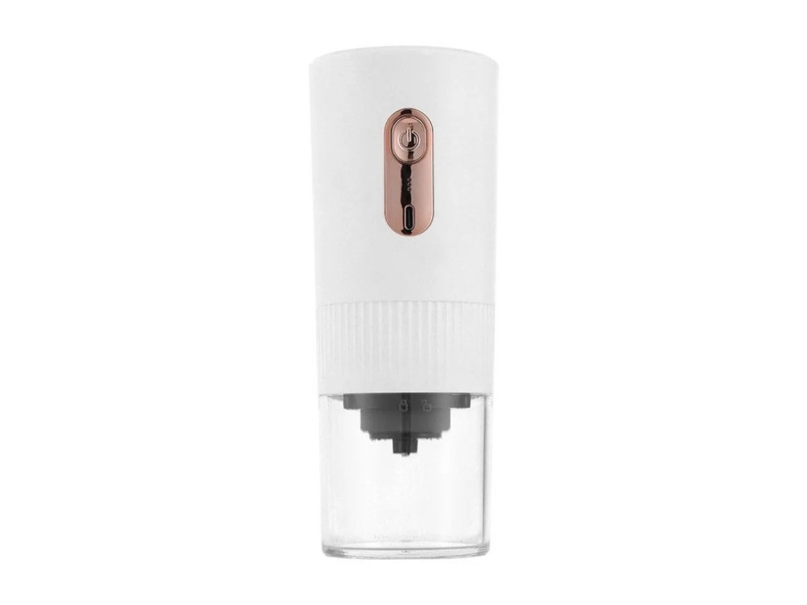 Molinillo de café blanco Bestvite con grado de molienda ajustable