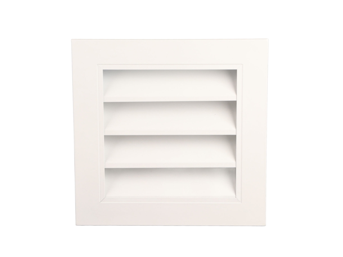 Rejilla De Ventilación Para Cobertizo De Aleación De Aluminio De 25x25 Cm, Impermeable, Con Cubierta Para Pared Y Techo.