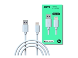 Cable Usb Lightning PREVO Blanco
