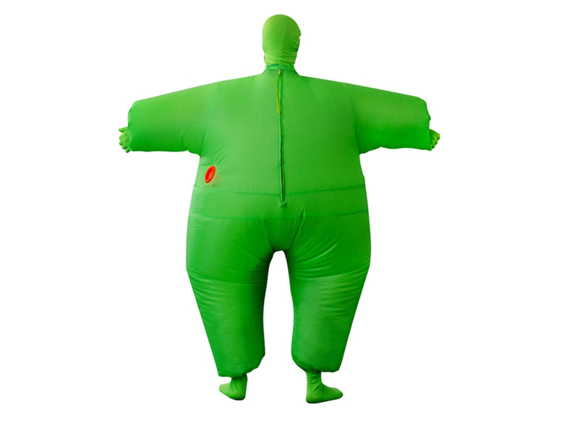 Divertido Disfraz Inflable De Cuerpo Completo De Color Verde Con Forma De Zumo, Para Personas De Entre 1,6 M Y 2,2 M De Altura.