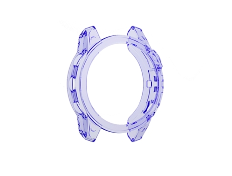 Caja de reloj Garmin Fenix 7 TPU de medio paquete en color caramelo (azul transparente)